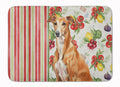 Red Greyhound Vegetables Memory Foam Kitchen Mat Machine Washable Anti-Fatigue Cushion Comfort Bath or Kitchen Rug
