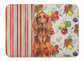 Irish Setter Vegetables Memory Foam Kitchen Mat Machine Washable Anti-Fatigue Cushion Comfort Bath or Kitchen Rug