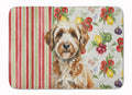 Lagotto Romagnolo Vegetables Memory Foam Kitchen Mat Machine Washable Anti-Fatigue Cushion Comfort Bath or Kitchen Rug