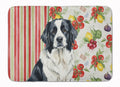 Landseer Newfoundland Vegetables Memory Foam Kitchen Mat Machine Washable Anti-Fatigue Cushion Comfort Bath or Kitchen Rug