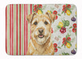 Wheaten Norfolk Terrier Vegetables Memory Foam Kitchen Mat Machine Washable Anti-Fatigue Cushion Comfort Bath or Kitchen Rug