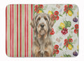 Grizzle and Tan Otterhound Vegetables Memory Foam Kitchen Mat Machine Washable Anti-Fatigue Cushion Comfort Bath or Kitchen Rug