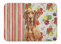 Liver Pointer Vegetables Memory Foam Kitchen Mat Machine Washable Anti-Fatigue Cushion Comfort Bath or Kitchen Rug