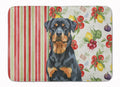 Rottweiler Vegetables Memory Foam Kitchen Mat Machine Washable Anti-Fatigue Cushion Comfort Bath or Kitchen Rug