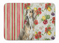 Grizzle Saluki Vegetables Memory Foam Kitchen Mat Machine Washable Anti-Fatigue Cushion Comfort Bath or Kitchen Rug