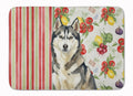 Agouti Siberian Husky Vegetables Memory Foam Kitchen Mat Machine Washable Anti-Fatigue Cushion Comfort Bath or Kitchen Rug