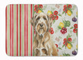 Spinone Italiano Vegetables Memory Foam Kitchen Mat Machine Washable Anti-Fatigue Cushion Comfort Bath or Kitchen Rug