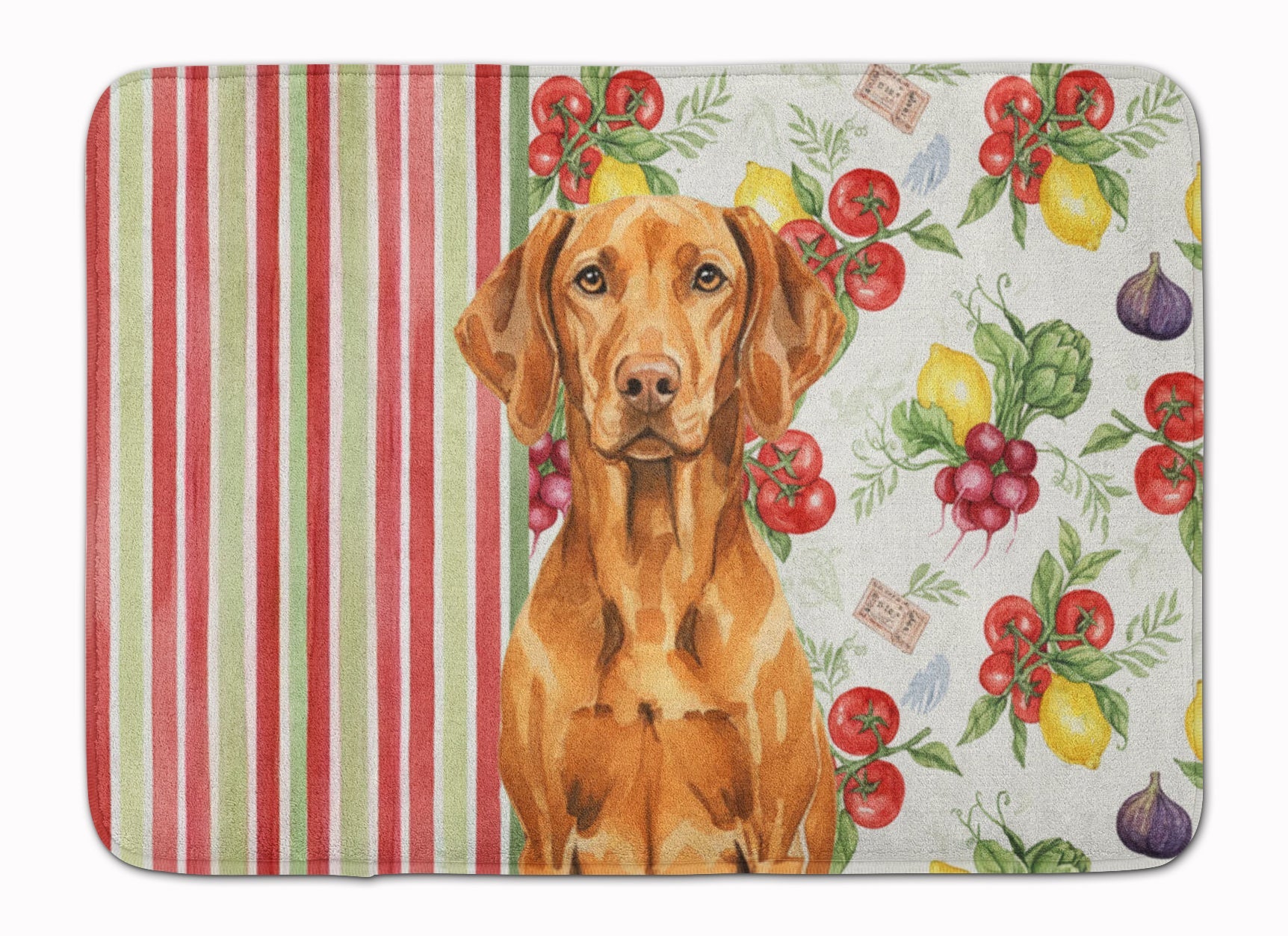 Vizsla Vegetables Memory Foam Kitchen Mat Machine Washable Anti-Fatigue Cushion Comfort Bath or Kitchen Rug
