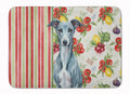 Blue Whippet Vegetables Memory Foam Kitchen Mat Machine Washable Anti-Fatigue Cushion Comfort Bath or Kitchen Rug