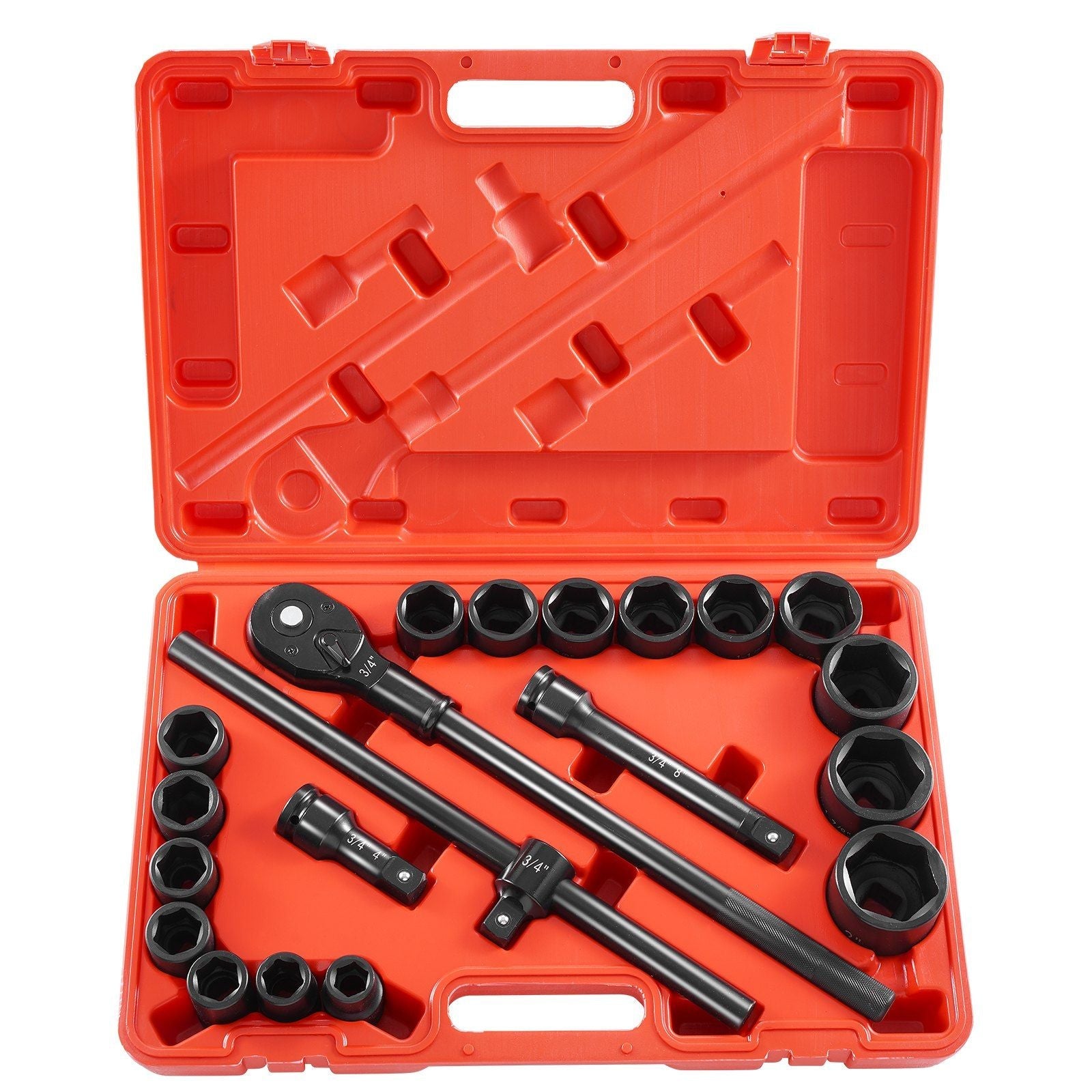 Impact Socket Set Impact Sockets 3/4 Inches 21 Piece 3/4 Inches to 2 Inches SAE