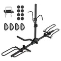 2-Bike Rack Hitch Mount Folding Carrier Car Truck SUV 1.25"/2" Receiver