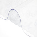 Plastic Table Cover 36 x 60 Inch, 1.5 mm Thick Clear Table Protector, Rectangle Clear Desk Mat, Waterproof & Easy Cleaning for Office Dresser Night Stand